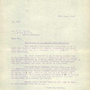 Soldier packet page