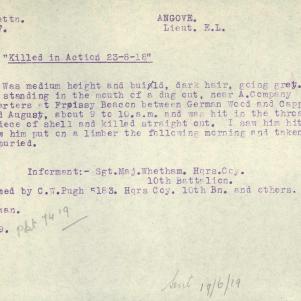 Soldier packet page