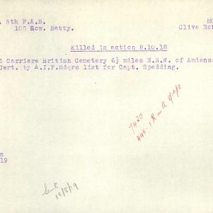 Soldier packet page
