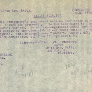 Soldier packet page