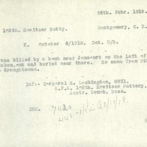 Soldier packet page