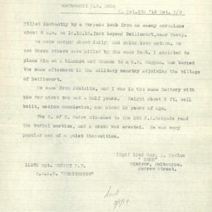 Soldier packet page