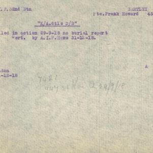 Soldier packet page