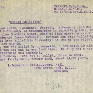 Soldier packet page