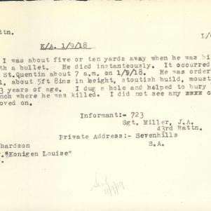 Soldier packet page
