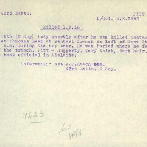 Soldier packet page