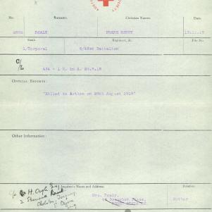 Soldier packet page