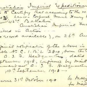 Soldier packet page