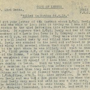 Soldier packet page