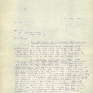 Soldier packet page