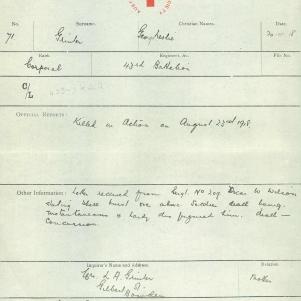 Soldier packet page