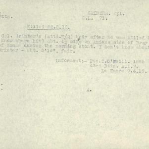 Soldier packet page