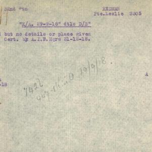Soldier packet page