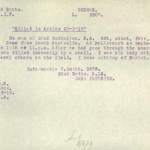 Soldier packet page