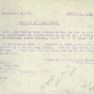 Soldier packet page