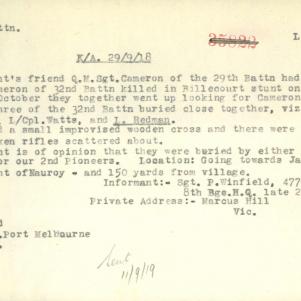 Soldier packet page