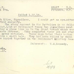 Soldier packet page