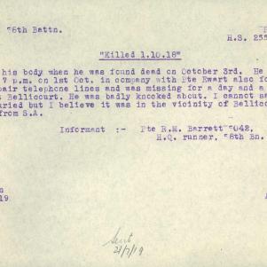 Soldier packet page