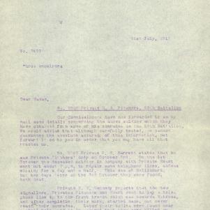 Soldier packet page