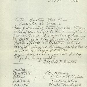 Soldier packet page