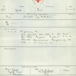 Soldier packet page
