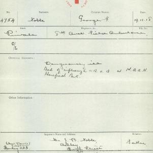 Soldier packet page