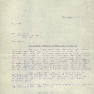 Soldier packet page