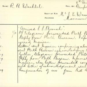 Soldier packet page