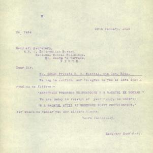 Soldier packet page