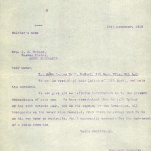 Soldier packet page
