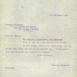 Soldier packet page