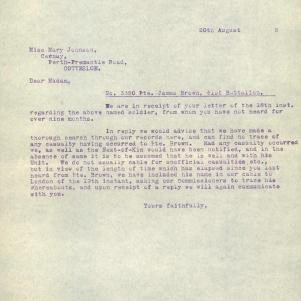 Soldier packet page