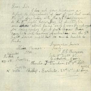Soldier packet page