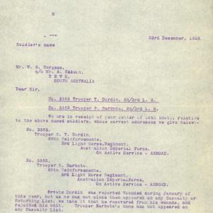 Soldier packet page