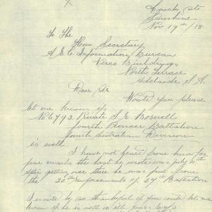 Soldier packet page