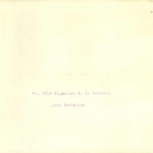 Soldier packet page