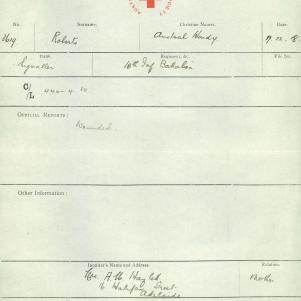 Soldier packet page