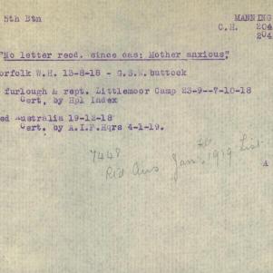 Soldier packet page