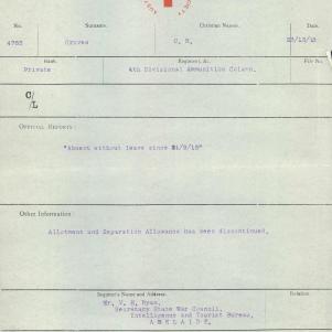 Soldier packet page
