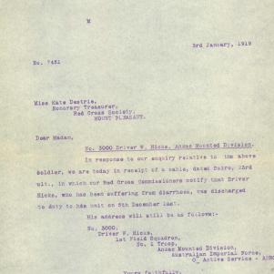Soldier packet page