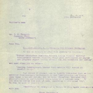 Soldier packet page