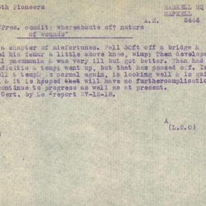 Soldier packet page