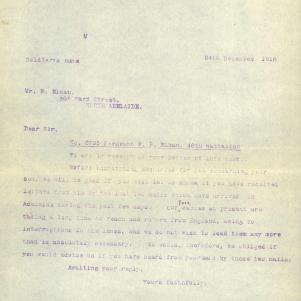 Soldier packet page
