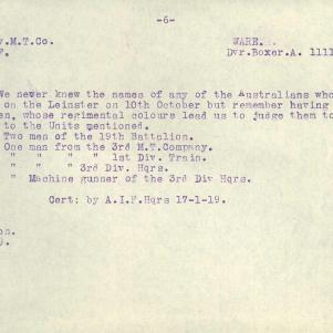 Soldier packet page