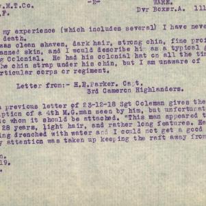 Soldier packet page