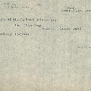 Soldier packet page
