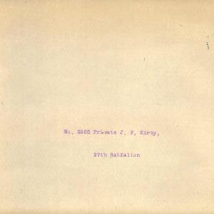 Soldier packet page