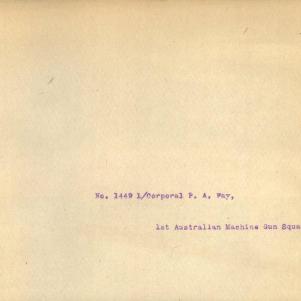 Soldier packet page