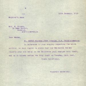 Soldier packet page