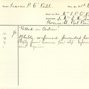Soldier packet page